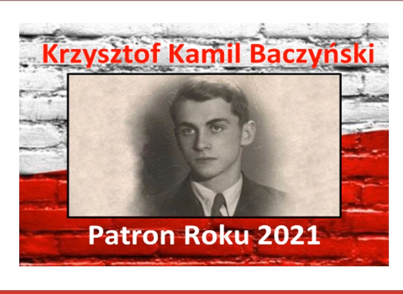 Patroni roku 2021 - Krzysztof Kamil Baczyński